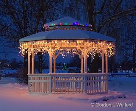 Holiday Gazebo_32463-4.jpg - Photographed at the Heritage House Museum in Smiths Falls, Ontario, Canada.